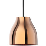 Trinity Dome Pendant - Black / Copper