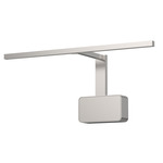 Vega Minor Picture Light - Brushed Nickel / Frosted