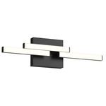 Anello Minor Bathroom Vanity Light - Black / Frosted