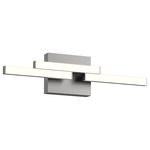 Anello Minor Bathroom Vanity Light - Brushed Nickel / Frosted