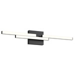 Anello Minor Bathroom Vanity Light - Black / Frosted