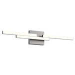 Anello Minor Bathroom Vanity Light - Brushed Nickel / Frosted