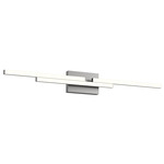 Anello Minor Bathroom Vanity Light - Brushed Nickel / Frosted