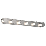 Edna Bathroom Vanity Light - Brushed Nickel / Frosted