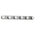 Rezz Bathroom Vanity Light - Brushed Nickel / Opal