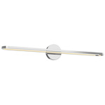 Marlon Bathroom Vanity Light - Chrome / Clear