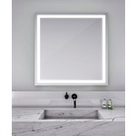 Integrity Square Lighted Mirror with Ava Dimming - Mirror