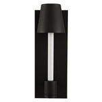 Candelero Outdoor Wall Sconce - Matte Black