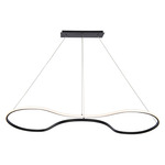 Marques Linear Pendant - Black / White