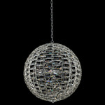 Alta Pendant - Polished Chrome / Firenze Clear