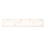 Museo Bathroom Vanity Light - White / Alabaster