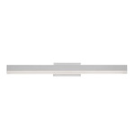 Styx 3-CCT Bathroom Vanity Light - Brushed Aluminum / Clear