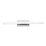 Parallax Bathroom Vanity Light - Chrome / White