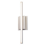 Parallax 3-CCT Wall Sconce - Brushed Nickel / White