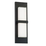 Bandeau Outdoor Wall Light - Black / White