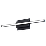 Parallax 3-CCT Wall Sconce - Black / White