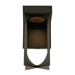 Optika Outdoor Wall Sconce - Matte Black