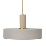 Record Pendant - Cashmere / Light Grey