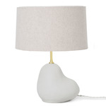 Hebe Small Table Lamp - Off White / Natural