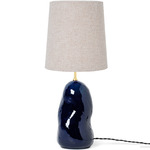 Hebe Medium Table Lamp - Deep Blue / Natural
