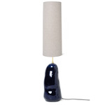 Hebe Large Table Lamp - Deep Blue / Natural