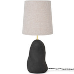 Hebe Medium Table Lamp - Dark Gray / Natural