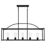 Palladian Chandelier - Matte Black