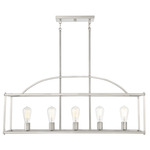 Palladian Chandelier - Satin Nickel