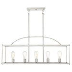 Palladian Chandelier - Satin Nickel