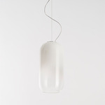 Gople Pendant - Chrome / White Gradient