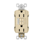 15A Tamper-Resistant GFCI Outlet with Night Light - Ivory
