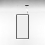 Discovery Space Rectangular Pendant - Black / Transparent