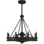 Lyon Fan D'Lier Ceiling Fan - Matte Black