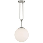 Becker Pendant - Satin Nickel / Frosted