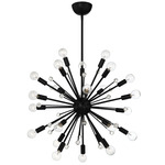 Galea Chandelier - Matte Black