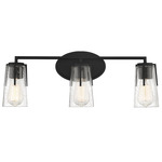 Sacremento Bathroom Vanity Light - Black