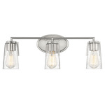 Sacremento Bathroom Vanity Light - Satin Nickel