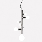 Party Pendant - Chrome / White