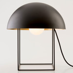 Coco Table Lamp - Black Laquered