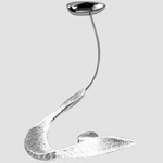 Area51 Pendant - Polished Chrome / Clear