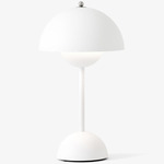 Flowerpot VP9 Portable Table Lamp - Matte White / Matte White
