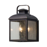 Chamberlain Outdoor Wall Sconce - Vintage Bronze / Clear Seeded