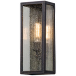 Dixon Outdoor Wall Sconce - Vintage Bronze / Clear Seeded