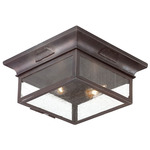 Newton Ceiling Light Fixture - Soft Off Black / Clear Seeded