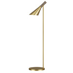 Wells Floor Lamp - Burnished Brass