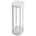 In Vitro Bollard Light - White / Transparent