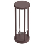 In Vitro Bollard Light - Deep Brown / Transparent