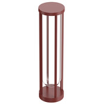 In Vitro Bollard Light - Terracotta / Transparent