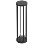 In Vitro Bollard Light - Black / Transparent