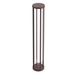 In Vitro Bollard Light - Deep Brown / Transparent